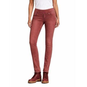 Jag Jeans Pull on five pocket Distressed Festival high Waist Cocoa Brown Size 8